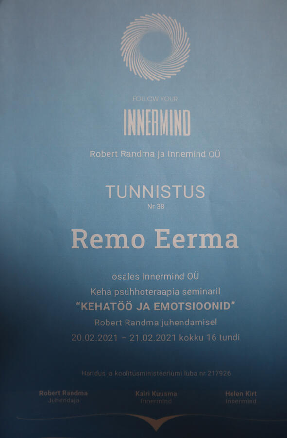 Keha Psühhoteraapia Keha Psühhoteraapia